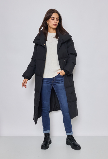 Wholesaler Ky Création - Down's down jacket - Long with belt
