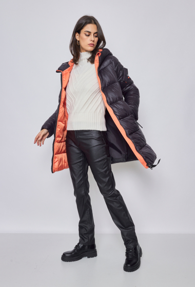 Wholesaler Ky Création - Mid-length quilted down jacket