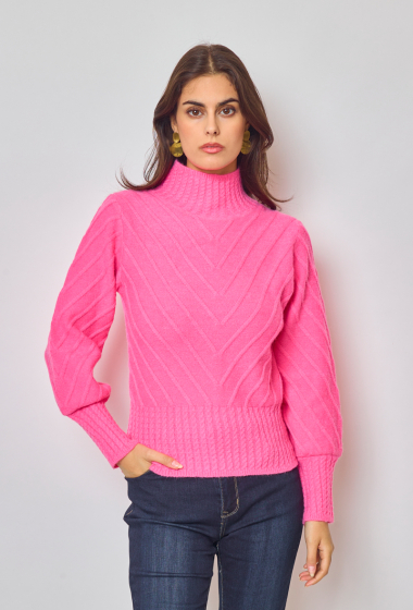 Wholesaler Ky Création - Braided Chimney Sweater