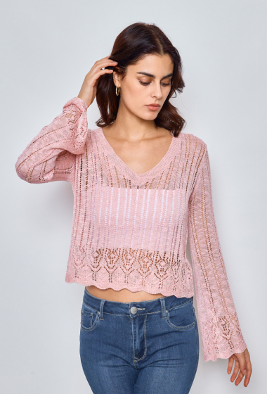 Wholesaler Ky Création - Short crochet sweater