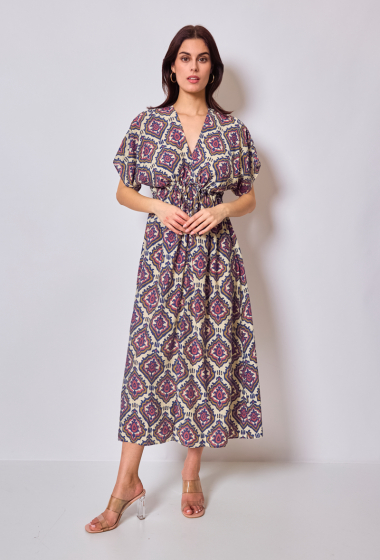 Wholesaler Ky Création - Long dress with print