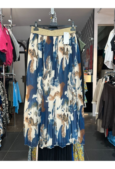 Wholesaler KZB - Pleated printed skirt