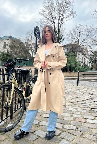 Wholesalers Kzell Paris - Trench coat with details