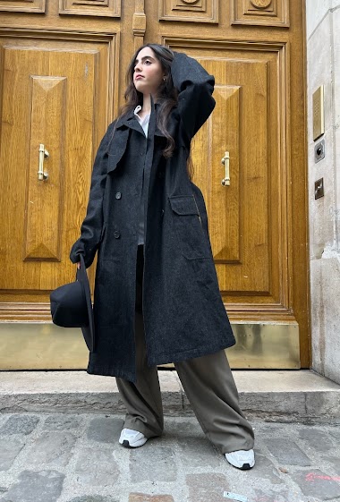 Grossiste Kzell Paris - Trench coat en Jeans