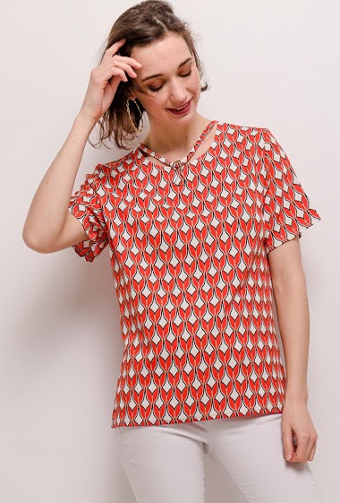 Großhändler L.H - Printed blouse