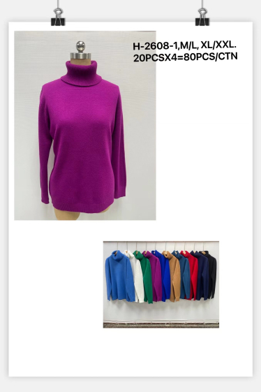Wholesaler L.H - Turtleneck sweater