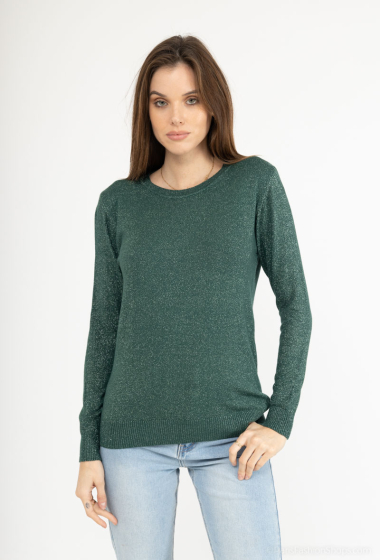 Grossiste L.H - Pull lurex col rond