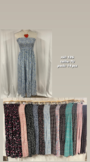 Wholesaler L.H - Strapless dress