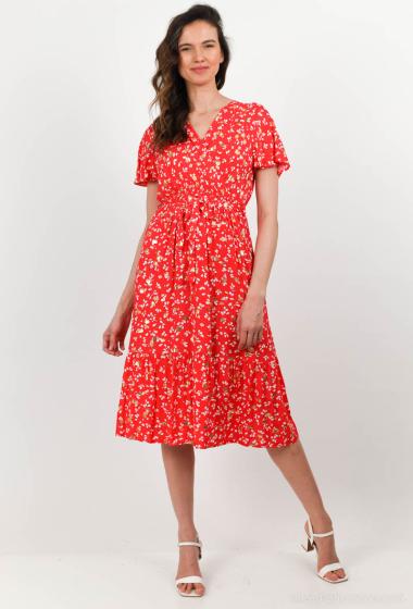 Wholesaler L.H - Floral Print Wrap Dress