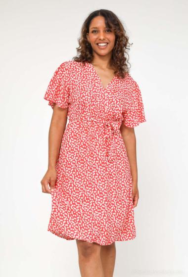 Wholesaler L.H - Short floral wrap dress