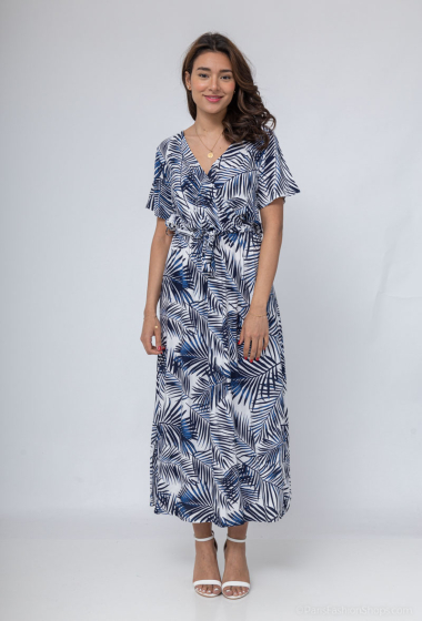 Wholesaler L.H - Printed wrap dress