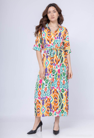 Wholesaler L.H - Printed shirt dress