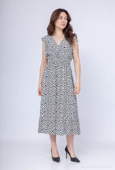 Wholesaler L.H - Mid-length wrap dress