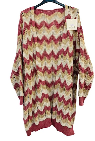 Wholesaler L.Steven - Striped knit vest