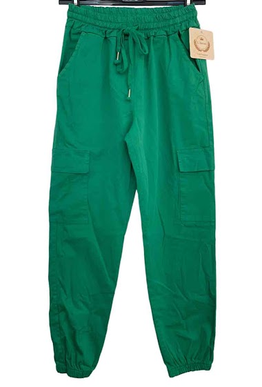 Wholesaler L.Steven - Cotton cargo trousers