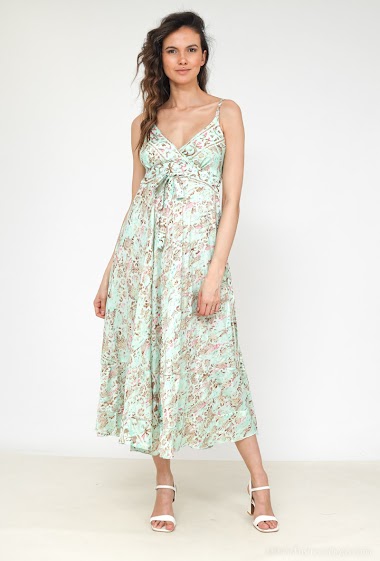 Wholesaler L.Steven - Dress with fine silk straps