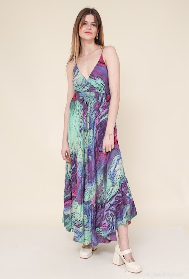 Wholesaler L.Steven - Long silk dress