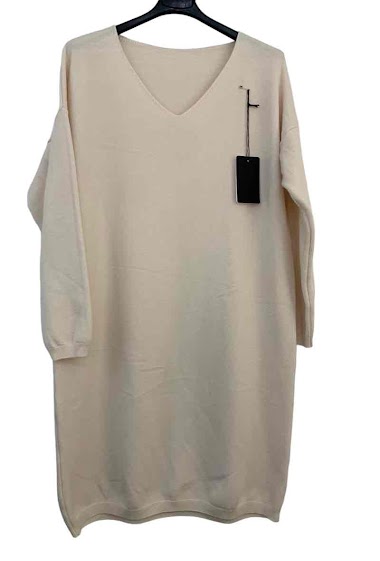 Wholesaler L.Steven - V-neck sweater dress