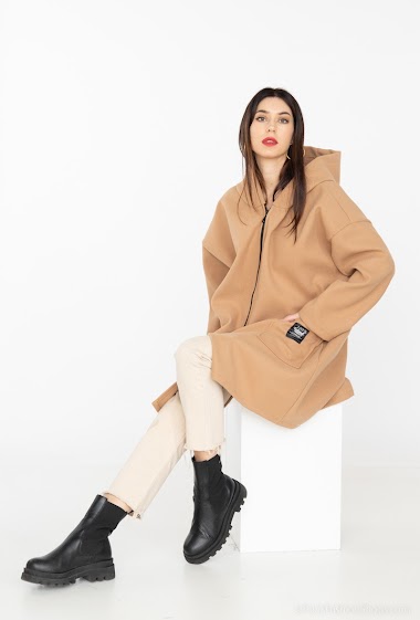 Grossiste L.Style - Manteau à capuche