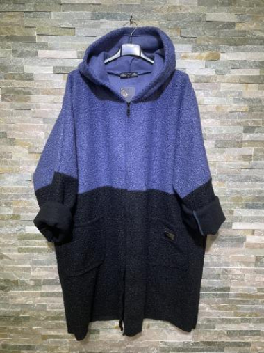 Großhändler L.Style - Jacke aus gekochter Wolle