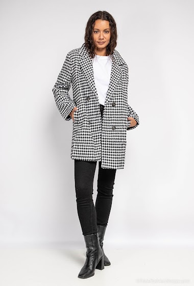 Großhändler L8 - Houndstooth pattern coat
