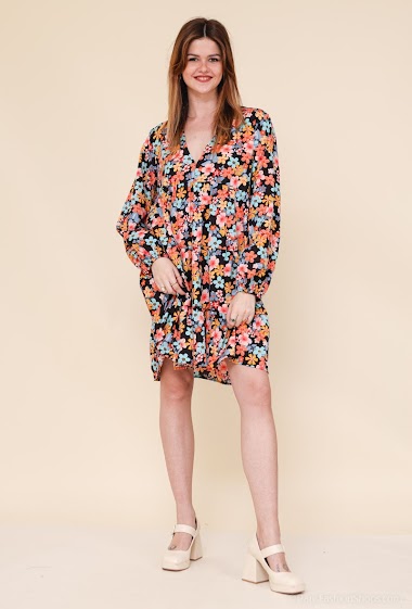Wholesaler L8 - Printed midi dress