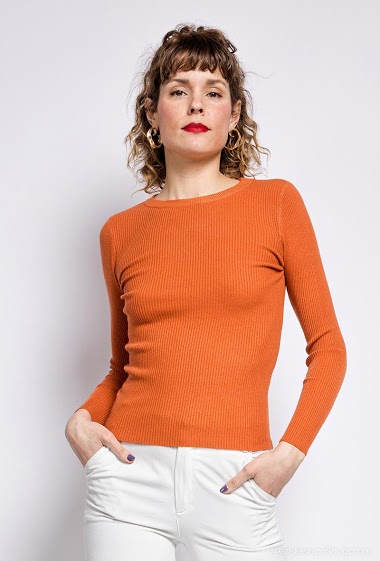 Großhändler L8 - Ribbed knit sweater
