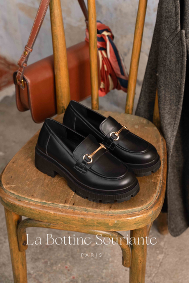 Wholesaler La Bottine souriante - Loafers with notched soles
