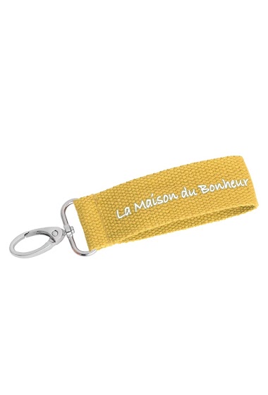 Wholesaler La p'tite cachottière - Porte clefs "La Maison du Bonheur"