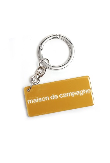 Wholesaler La p'tite cachottière - Porte clefs "Maison de campagne"