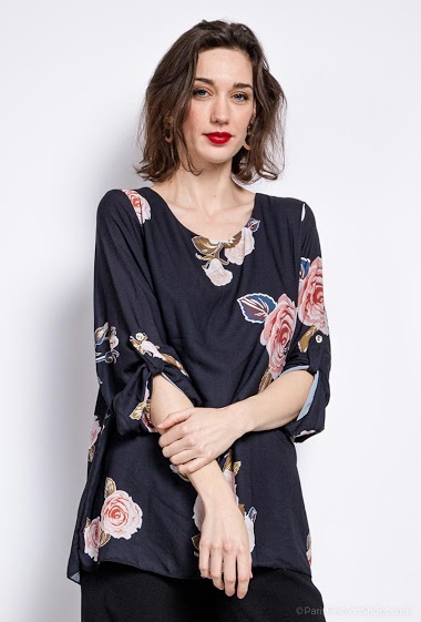 Großhändler C'FASHION - Flower print blouse