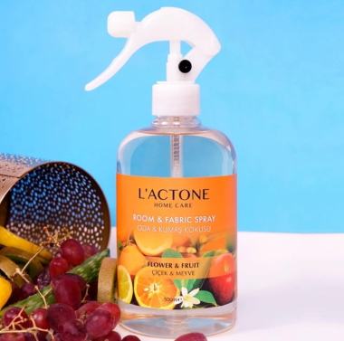 Großhändler Lactone - L'actone Home Care: Blumig und fruchtig duftendes Spray 500 ml