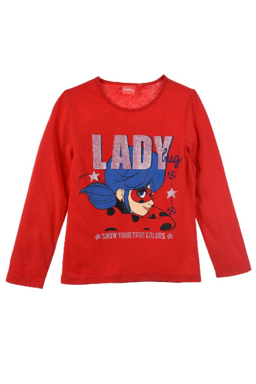 Großhändler Lady Bug - T-Shirt mit LADY BUG-Ärmeln