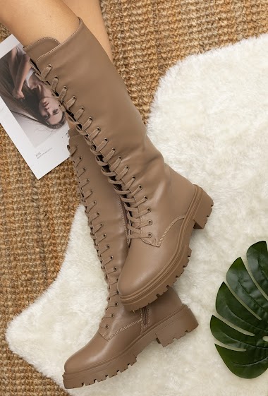 Wholesaler Lady Glory - Lace-up high boots