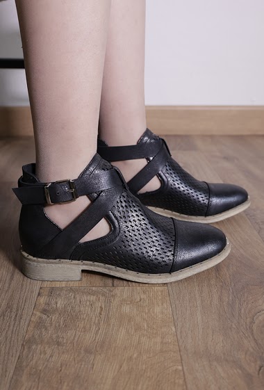 Großhändler Lady Glory - Perforated pattern Ankle boot