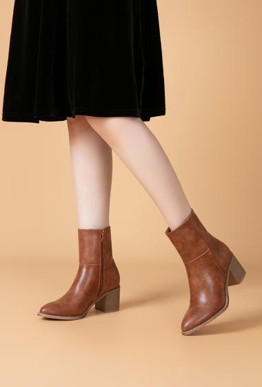 Wholesaler Lady Glory - Pointed toe heeled ankle boots