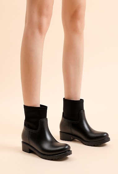 Wholesaler Lady Glory - Bi-material ankle boots