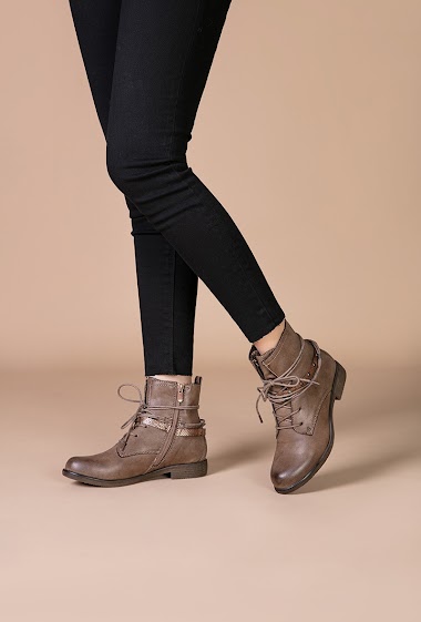 Großhändler Lady Glory - Classic lace-up ankle boots