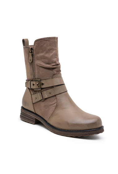 Wholesaler Lady Glory - Double strap winter ankle boots