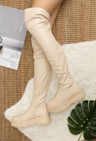 Wholesalers Lady Glory - Platform over the knee boots