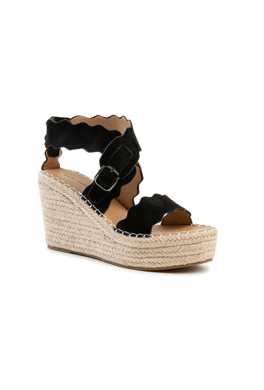 Wholesaler Lady Glory - Suede Wedge Sandals