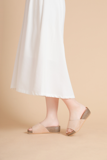 Wholesaler Lady Glory - Women's non-slip wedge sandals, comfort