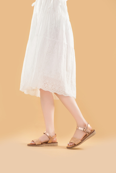 Wholesaler Lady Glory - Comfort rhinestone sandals for women
