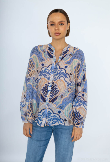 Wholesaler LAJOLY - Long sleeve printed blouse