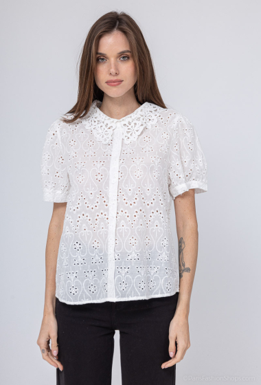 Grossiste LAJOLY - Chemise broderie anglaise