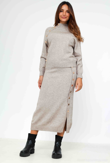 Wholesaler LAJOLY - 2 piece sweater + skirt set