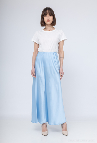 Wholesaler LAJOLY - Satin skirt with slit