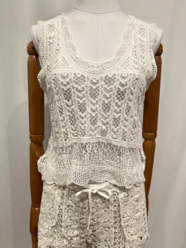 Wholesaler LAJOLY - Crochet top with straps