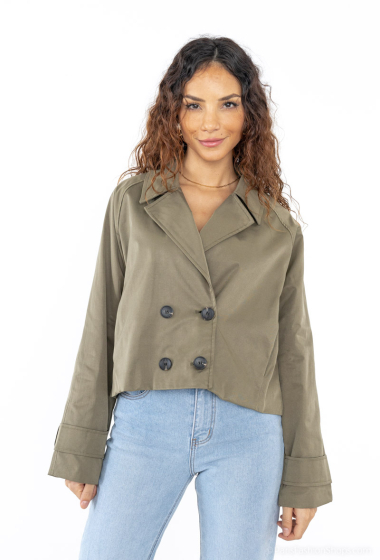 Wholesaler LAJOLY - Short double-breasted trench coat