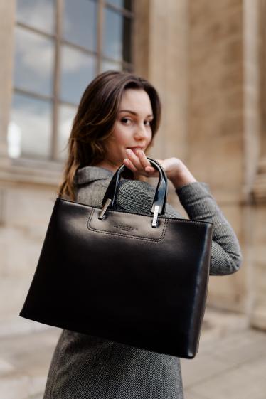 LAMARTHE | Bags | Lamarthe Paris Leather Hand Bag Wcard | Poshmark